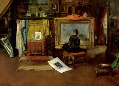 Das innere Atelier, Tenth Street, 1882 von William Merritt Chase